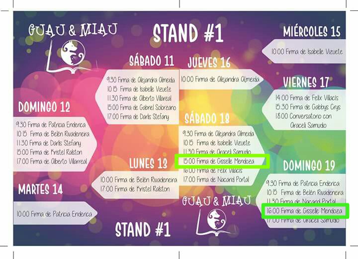 gissellem007's tweet photo. Todo listo para la #FilQuito2017 
Estaré sábado 18 y domingo 19 de noviembre. Los esperamos ❤
#Ecuador #Quito #Manabí https://t.co/Wzs8RgAh2W