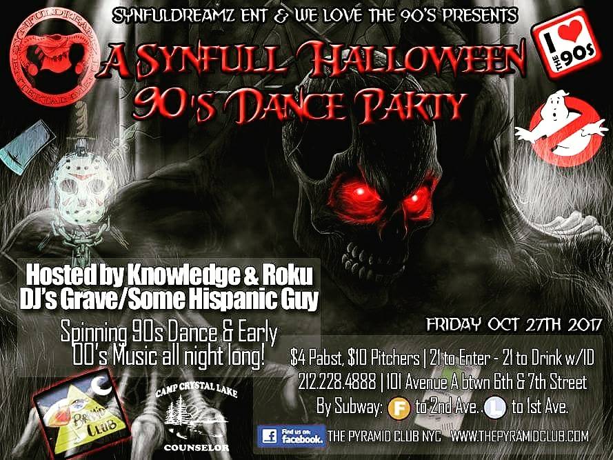 knowledgeeyn's tweet photo. THIS FRI 90"S ASYLUM PRE- HALLOWEEN PARTY DJ JNCO 
MAKES HIS RETURN TO THE DJ SET https://t.co/BdKBqUpgTa