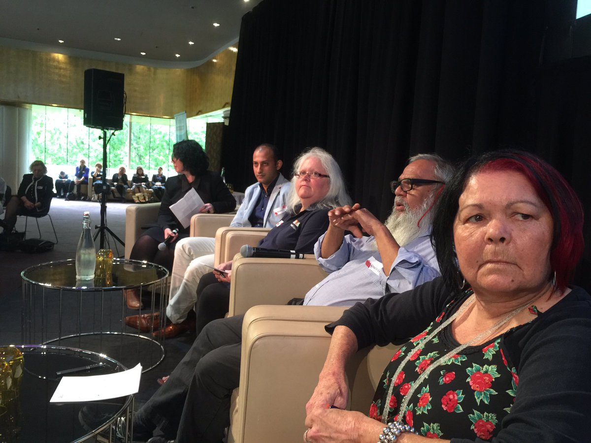AFDO_CEO's tweet photo. My view of our brilliant panel session on annecto relationships with aboriginal communities in NSW #annecto #afdo #disability https://t.co/6YjQY7vINe