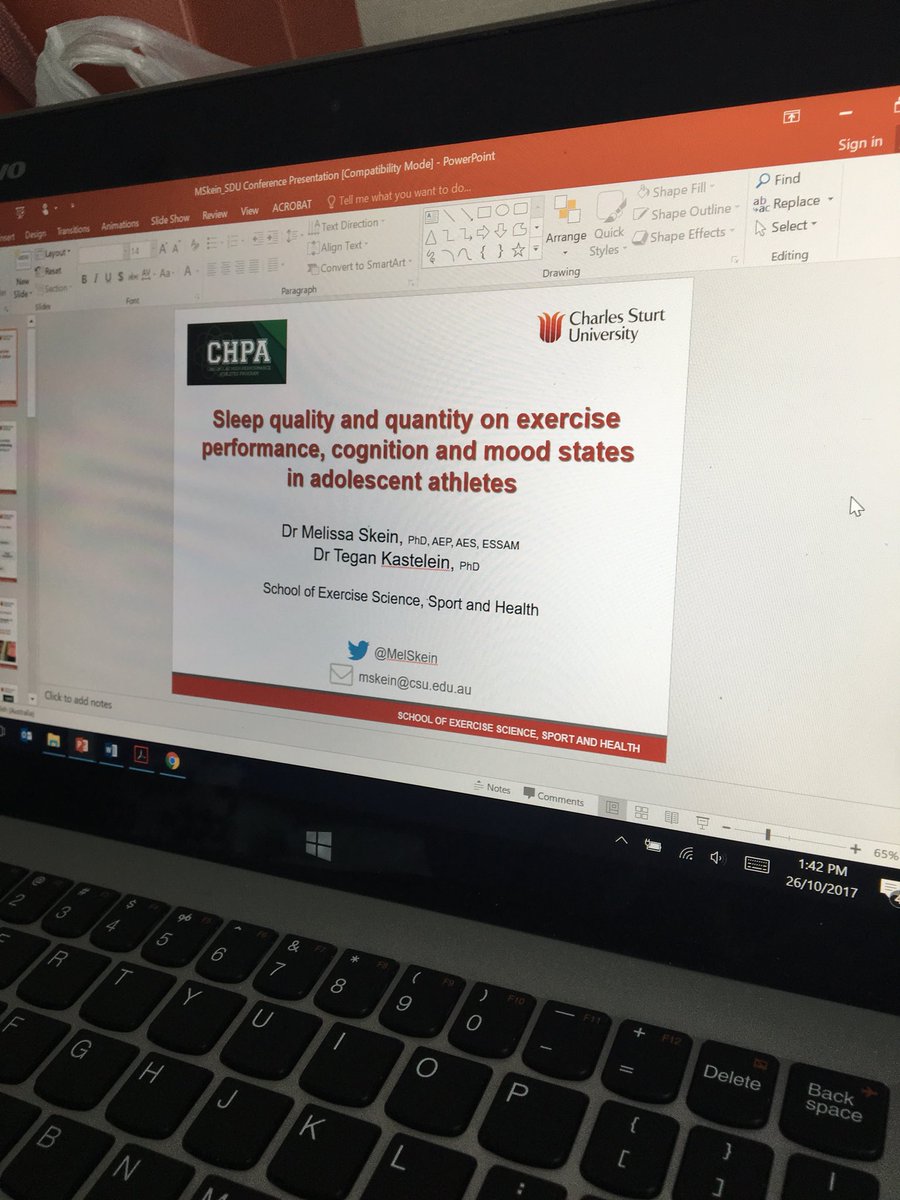MelSkein's tweet photo. Putting the final touches on presentation for #SDU2017 conference. Understanding the impact of disrupted sleep on youth athletes https://t.co/lFulRCQC1O