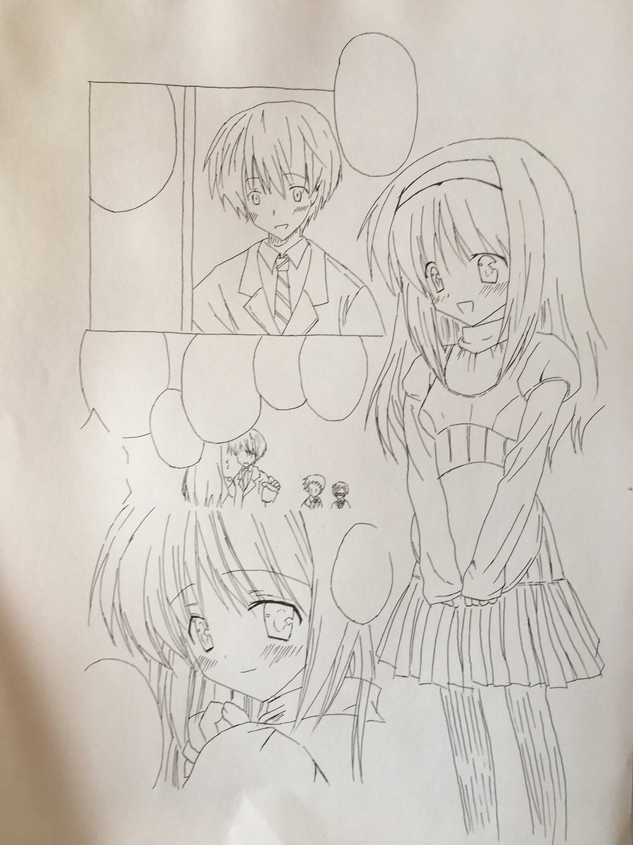 ট ইট র 伊えのすけ 懐かしい物が出てきた 過去に描いた小宮裕太先生の模写絵です 昔こうやって小宮裕太先生の絵を勉強してました
