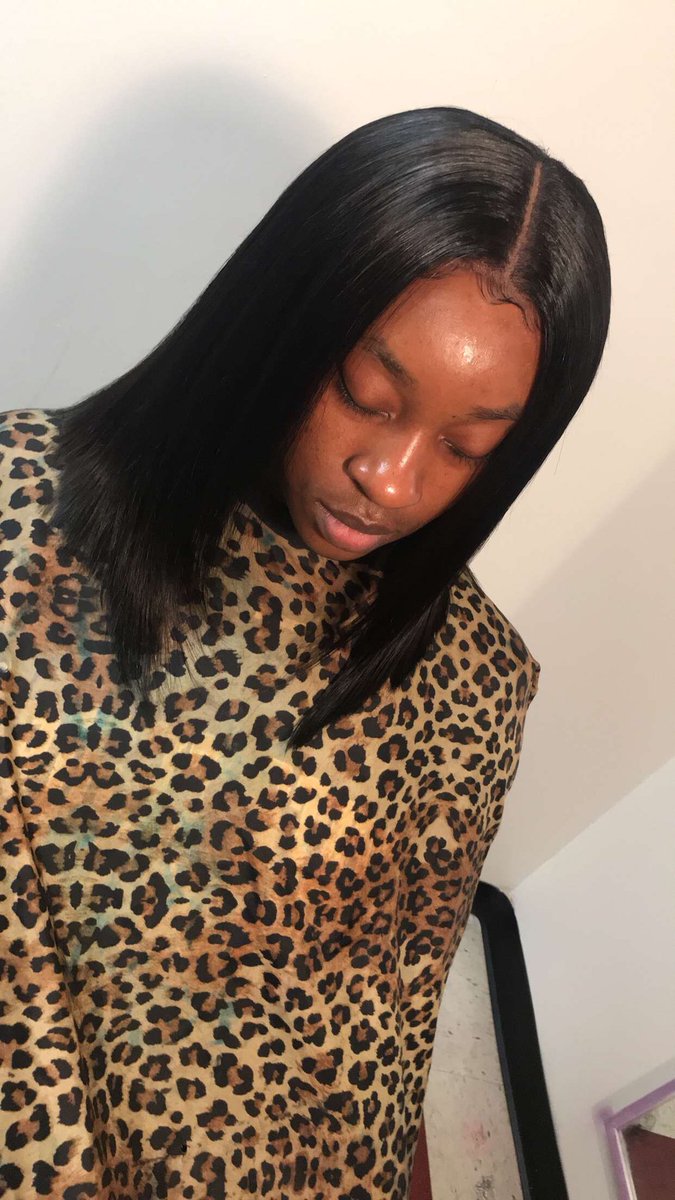 Imaslayyobae On Twitter Partial Sew In Bob