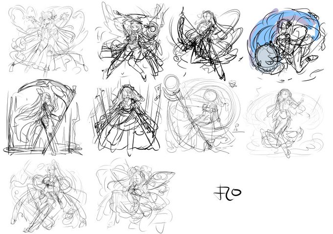 描きたい絵が多い 