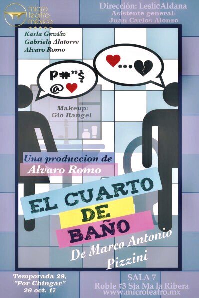MamasoyMT's tweet photo. #ParaSobrevivirEstaNoche  amigos tuiteros, nuestro @JC_YeiZ regresa a @MicroTeatroMex con #ElCuartoDeBaño #PorChingar 😏 ❤ mañana estreno !! https://t.co/s1u3YZJVE3