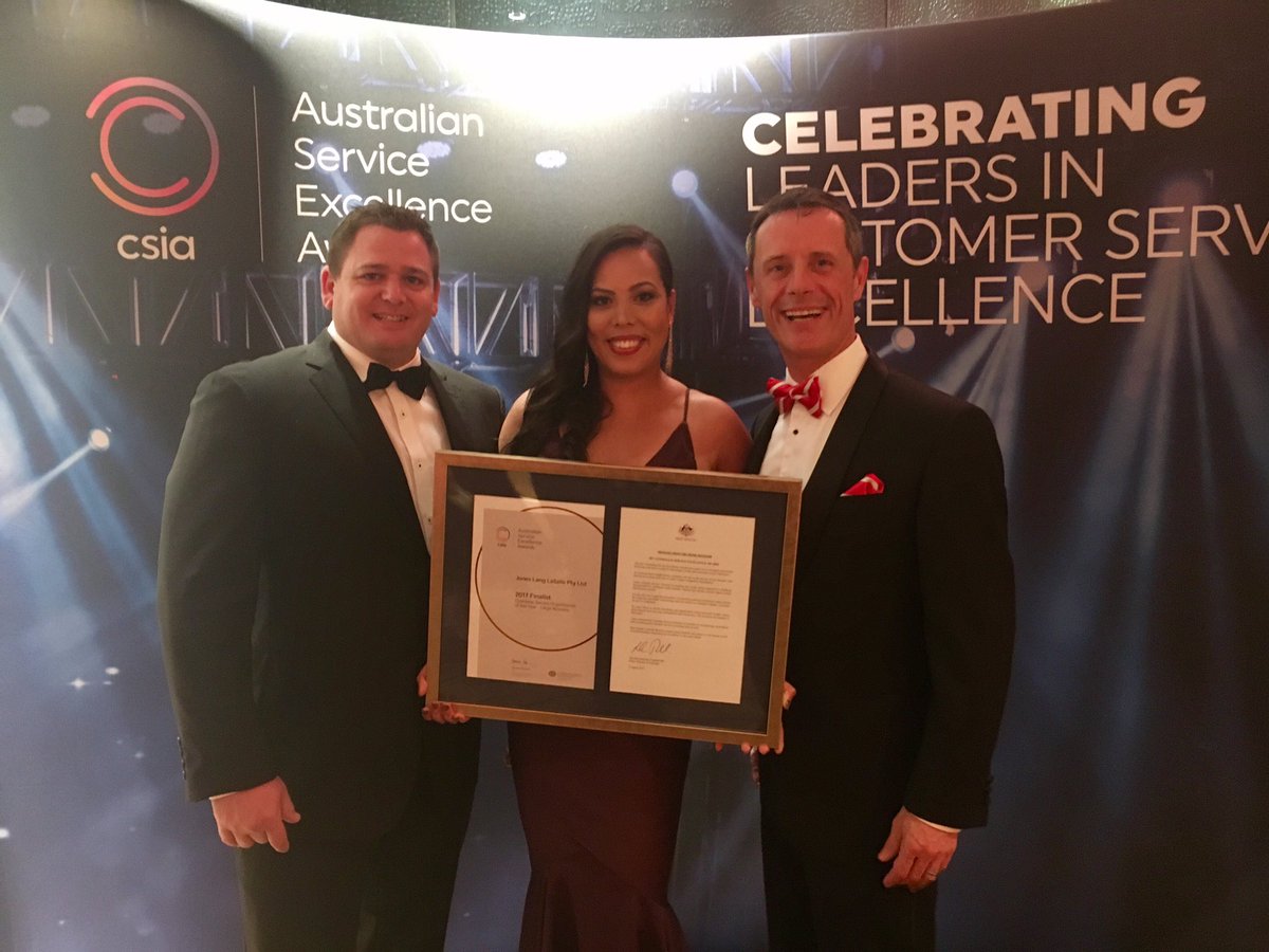 IamPeterMerrett's tweet photo. So proud for @JLLAustralia to feature as National Finalist #CSIA2017 #CustomerService Organisation of the Year at the prestigious #ASEA https://t.co/NyaPPtzpgr
