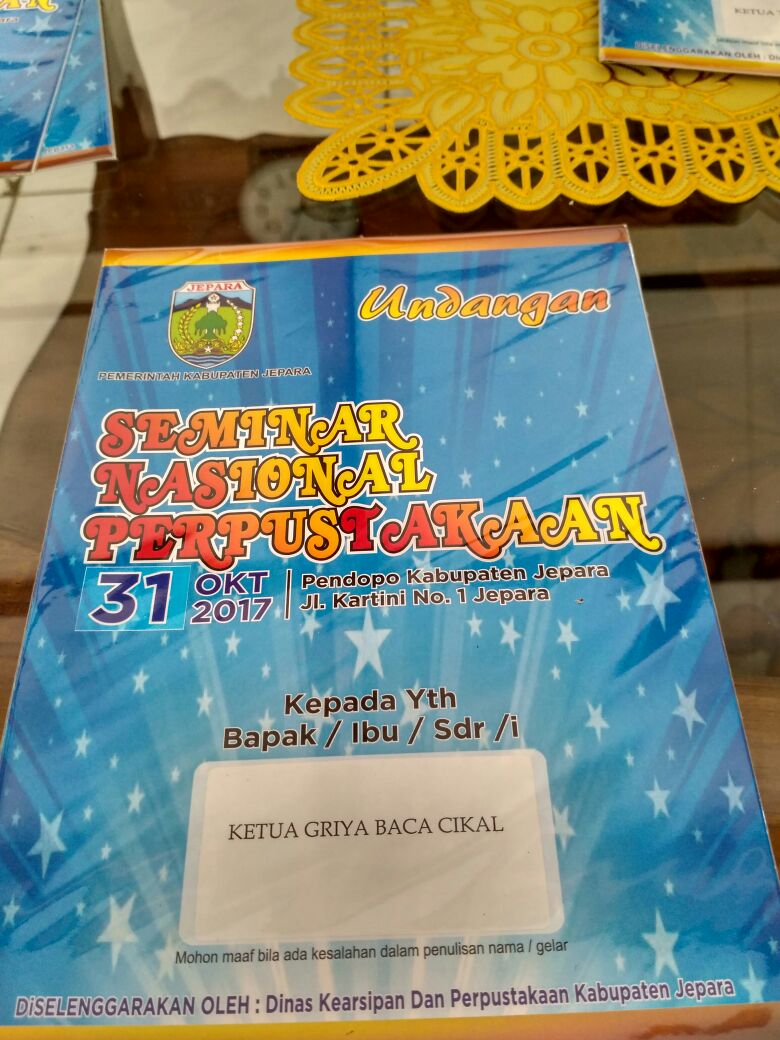 Rouf_AHA's tweet photo. Terimakasih Dinas Kearsipan dan Perpus Kabupaten Jepara https://t.co/FoK30NDwDW