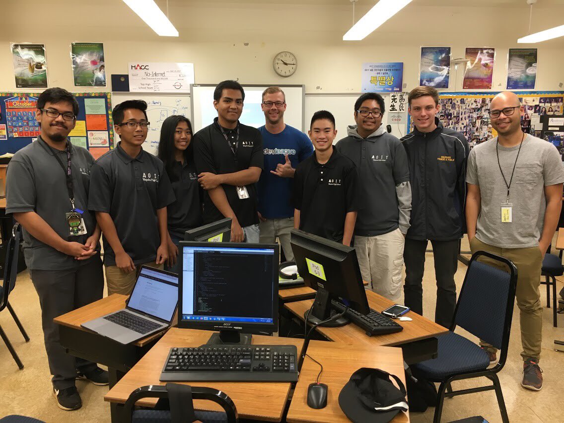 jrdevleague's tweet image. Big smiles @WaipahuHigh Capstone class as students take on their first client side AWS app! #awsdevelopment #serverless #aws #awslambda