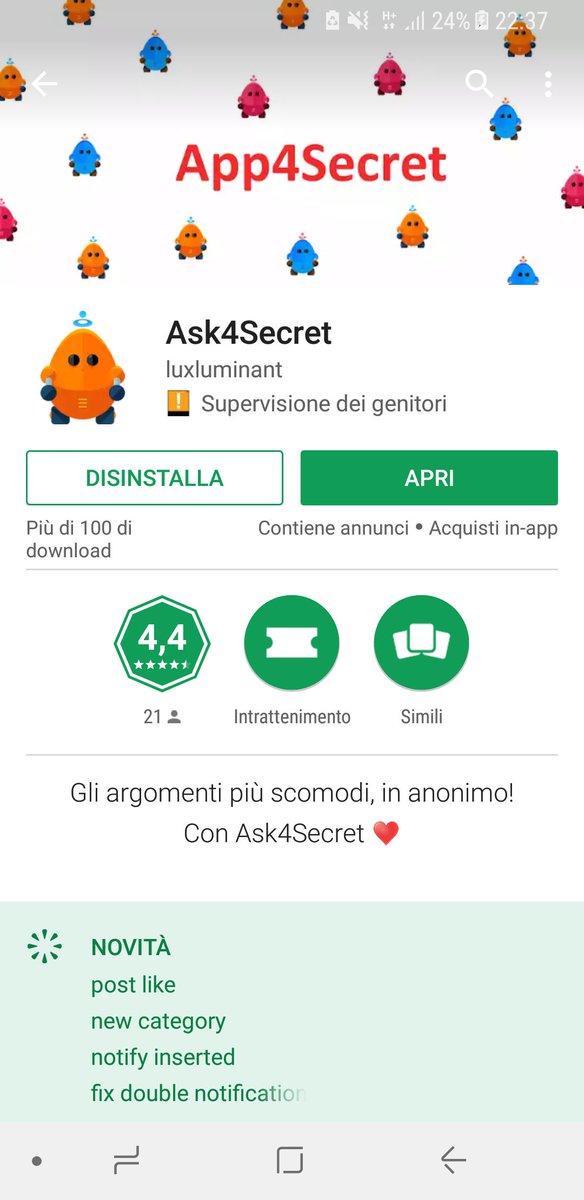 Ask4Secret's tweet image. #ask4secret #win #rewards #android #playstore #google #love #design #luxluminant
#GFvip #NinaMoric #damellis #JuveSpal #ChievoMilan