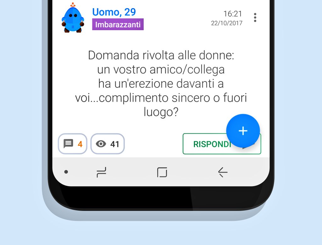 Ask4Secret's tweet image. • App del giorno 🆓

Gli argomenti più scomodi, in anonimo! Con Ask4Secret ❤️

play.google.com/store/apps/det…

#Salvini #Berlusconi
#GFvip