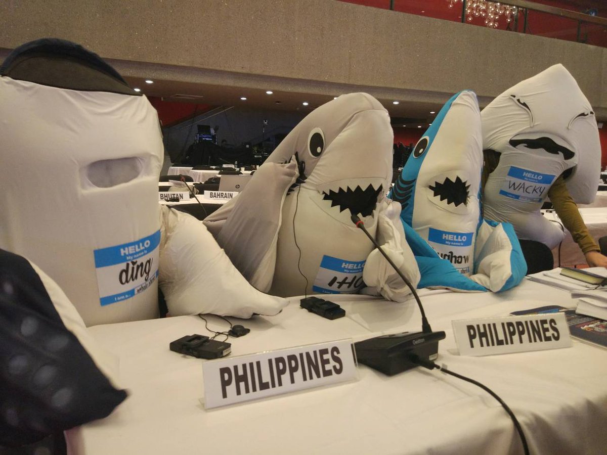 savesharksph's tweet photo. Great job Sharkada! Congratulations to your inclusion and uplisting in the appendices of @BonnConvention ! #WedgefishWins #ConservePHSharks https://t.co/OjQtjYyclK