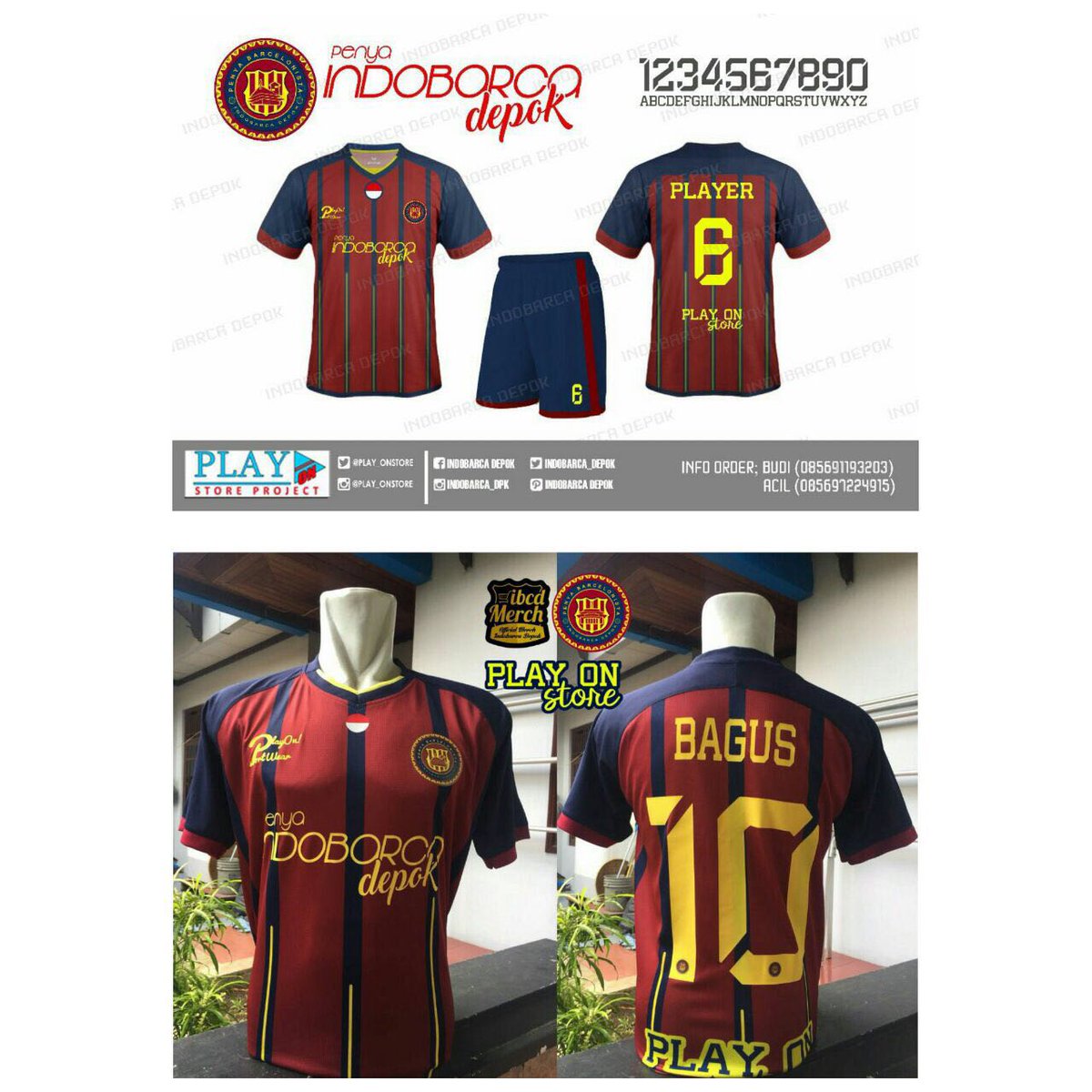 IBCDmerch's tweet photo. Jersey buatan dari @PLAY_ONSTORE nih toko terkece langganan @INDOBARCA_DEPOK dijamin ga nyesel sama hasil nya bro https://t.co/xCnCpWTOKs
