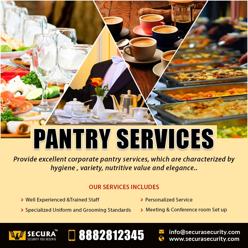 #SecuraSecurity: A Foremost Service Provider of #SecurityServices, #Housekeeping &amp; #Pantry. Call us for Booking Availability: 8882812345.