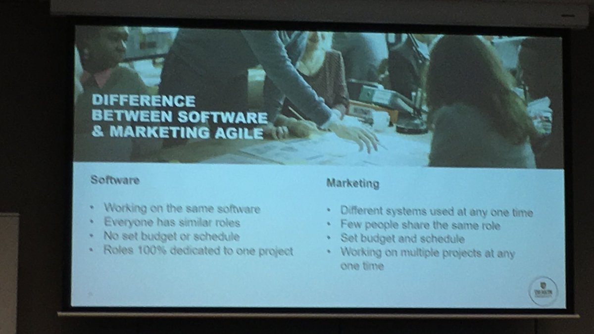 SMPerth's tweet photo. The Agile Manifesto - individual interactions have to be king over processes and tools -@triscasb #ADMAWA https://t.co/LU4m98Akdl