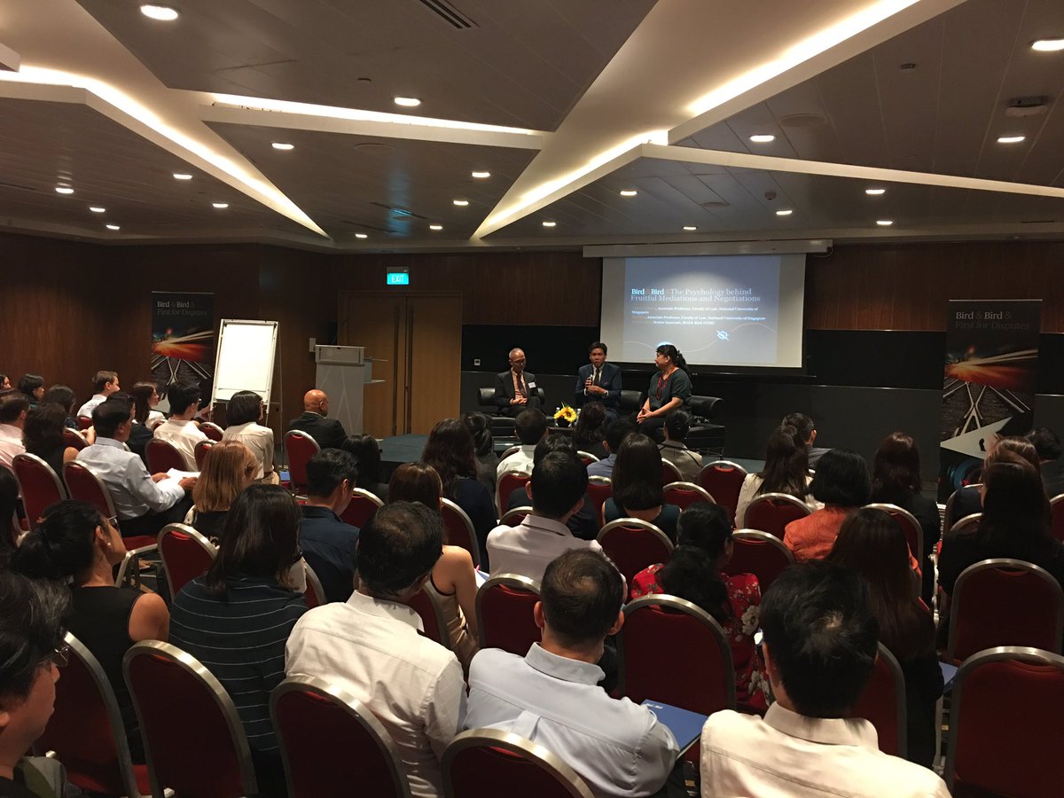 Joel, Yuan Kai and Lei Theng and having a panel discussion on the psychology behind fruitful meditations and negotiations #FFDSGP2017.