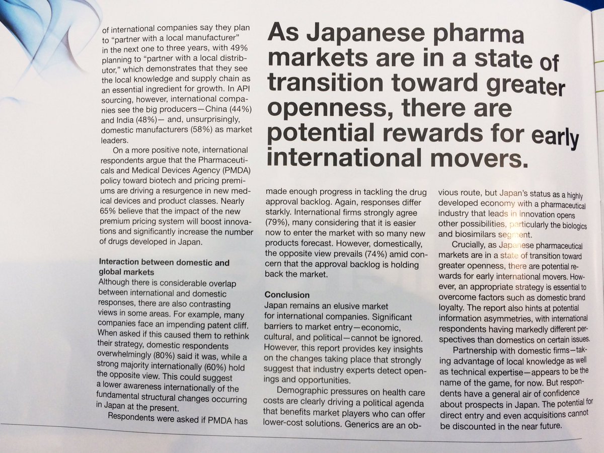 #CPhIWW #CphiJapan why #Japan market remains interesting market for international #pharma companies