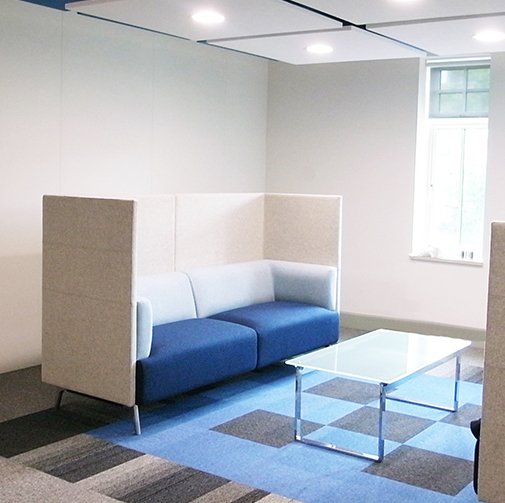 Great spot for some privacy at our Chelmsford office project <a href="/Connectiontweet/">Connection</a> <a href="/rclservicesltd/">RCL Services</a> <a href="/burmatex/">burmatex</a> #interiordesign #officedesign