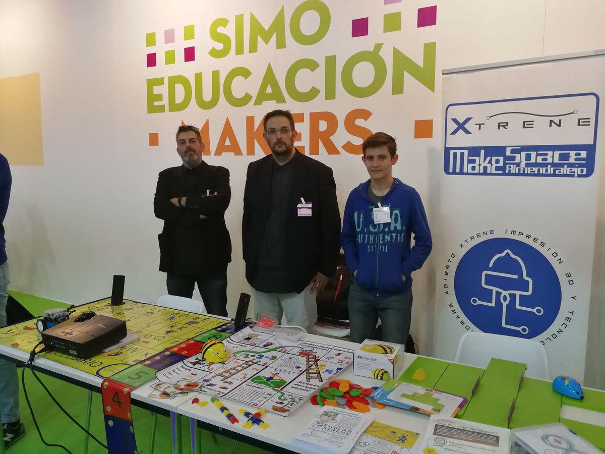 <a href="/XtreneMakerLab/">XtreneMakerLab</a> viajamos a Madrid para estar en la <a href="/SIMOEDU_/">SIMO EDUCACIÓN</a> un riconcito muy MAKER. ¡¡ Visítanos !!