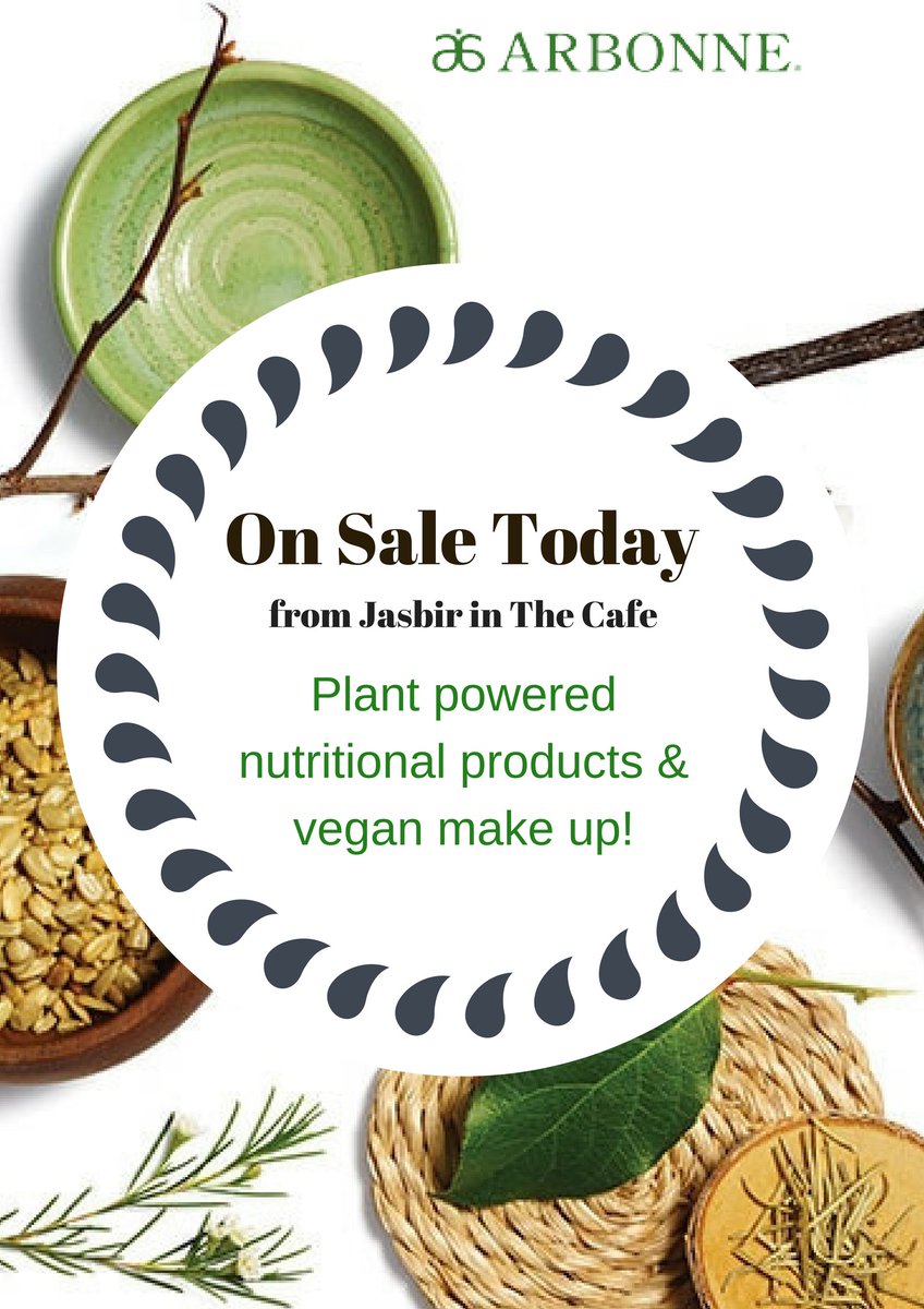 AtriumMarketing's tweet photo. #Makeup &amp; #beauty products on sale today. All #natural, all #Vegan! Come say hello to Jasbir from @arbonne she's in the cafe this lunchtime. https://t.co/xljsEXdotZ
