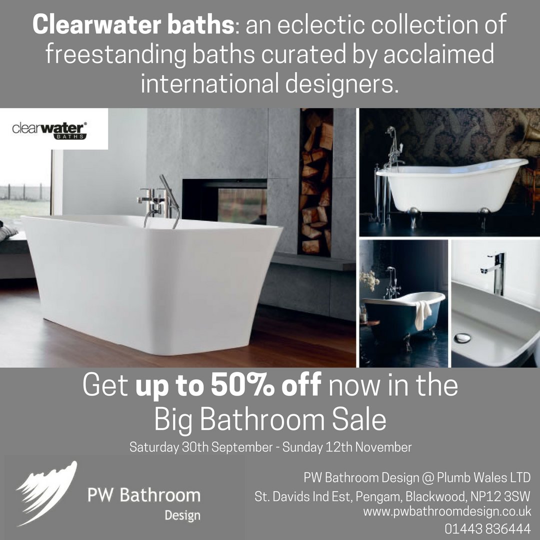 PW_BDesign's tweet image. Clearwater baths: an eclectic collection of freestanding #baths by acclaimed international designers. Up to 50% off! bathroombrands.com