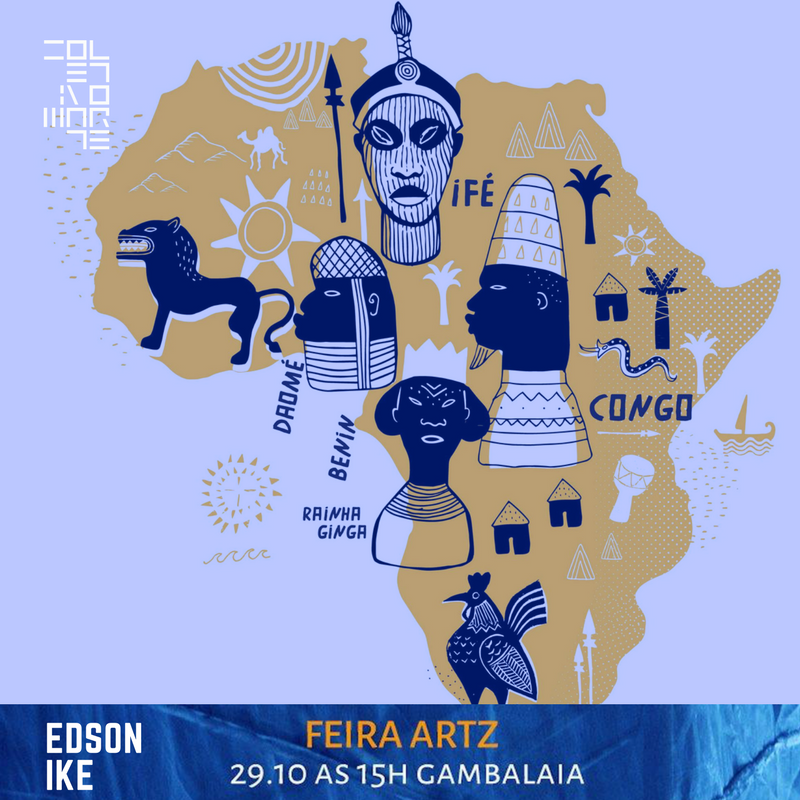 Ilustrador Edson Ikê é mais uma atração da Feira ARTZ. Esse domingo em Santo André > goo.gl/SWQnke < #artoftheweek