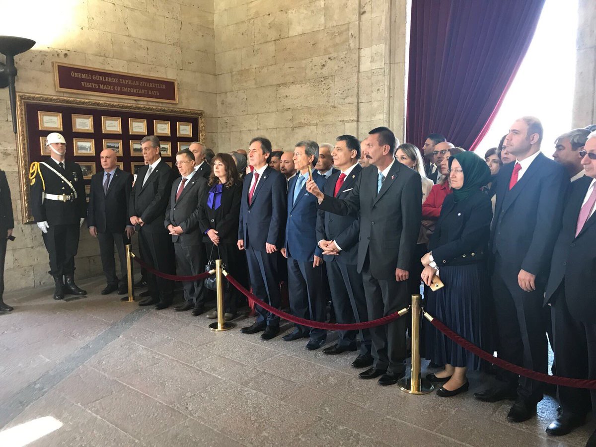 İyi Parti bugün Atatürk’ün huzurunda çünkü #iyiparti Türkiye’ye çok iyi gelecek.