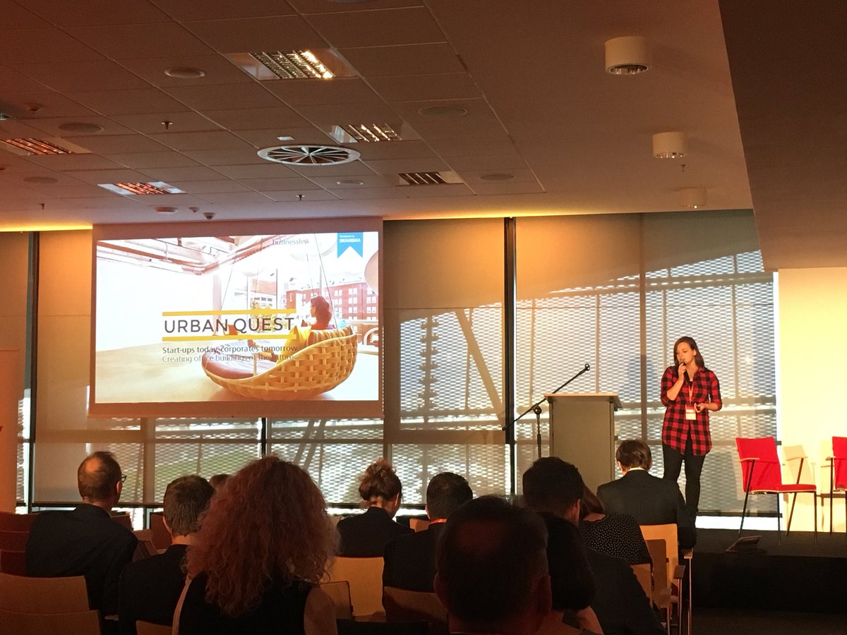 B_Tylman's tweet photo. @SkanskaGroup and #urbanquest pierwszy z programów #CEEAS17 @PwCPolska https://t.co/y8wdioFFSf