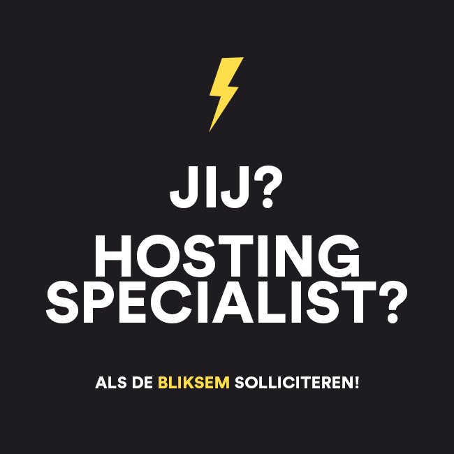 ⚡NEW JOB!⚡ We zijn op zoek naar een gedreven hosting specialist. Collega’s worden? Check de vacature: nedbase.nl/vacatures/vaca…