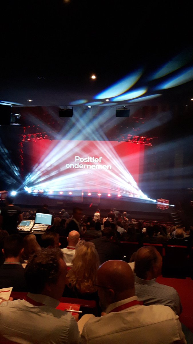 We beginnen! Aanwezig tijdens #mkbcongres. Dag vol inspiratie en #samenpositiefondernemen