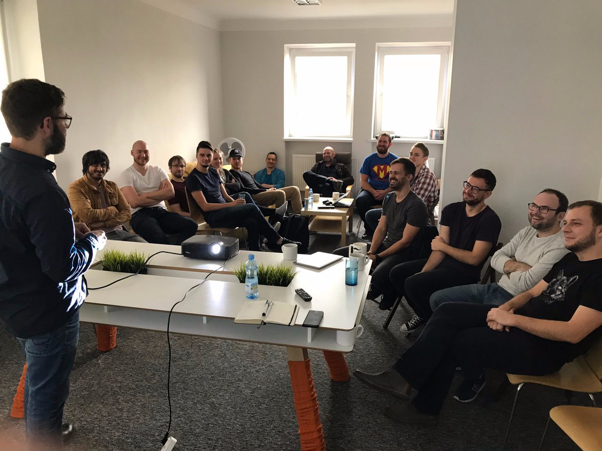 Highcharts's tweet photo. Norwegian tech team plots (pun intended) with Polish colleagues to churn out more amazing products! #dataviz https://t.co/sKmnIrmww8