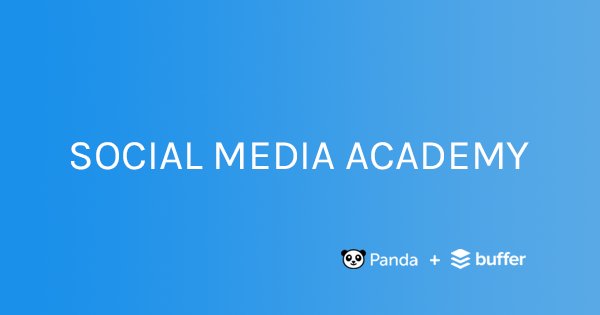 Get better at social media with the Buffer Social Media Academy: buff.ly/2y34HOA #startups #entrepreneurs #marketing