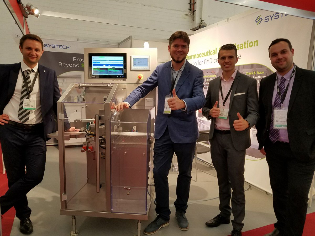 SystechOne's tweet photo. Having our partner @innovative4life here with us #CPhI2017 has been great. Thank you for coming with us! https://t.co/0sNNFhlTiR