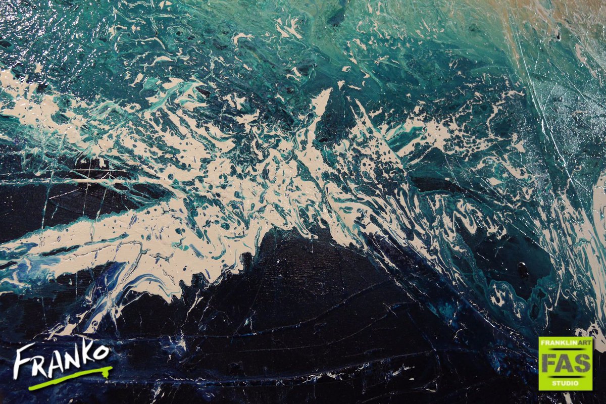 Frankoart's tweet photo. Please xcuse my absence! Busy Busy Here is a brand spanking new massive 270cmx x 120cm Ink, Acrylic infused gloss #abstract #painting 🤩 https://t.co/VxWyMgk3aF