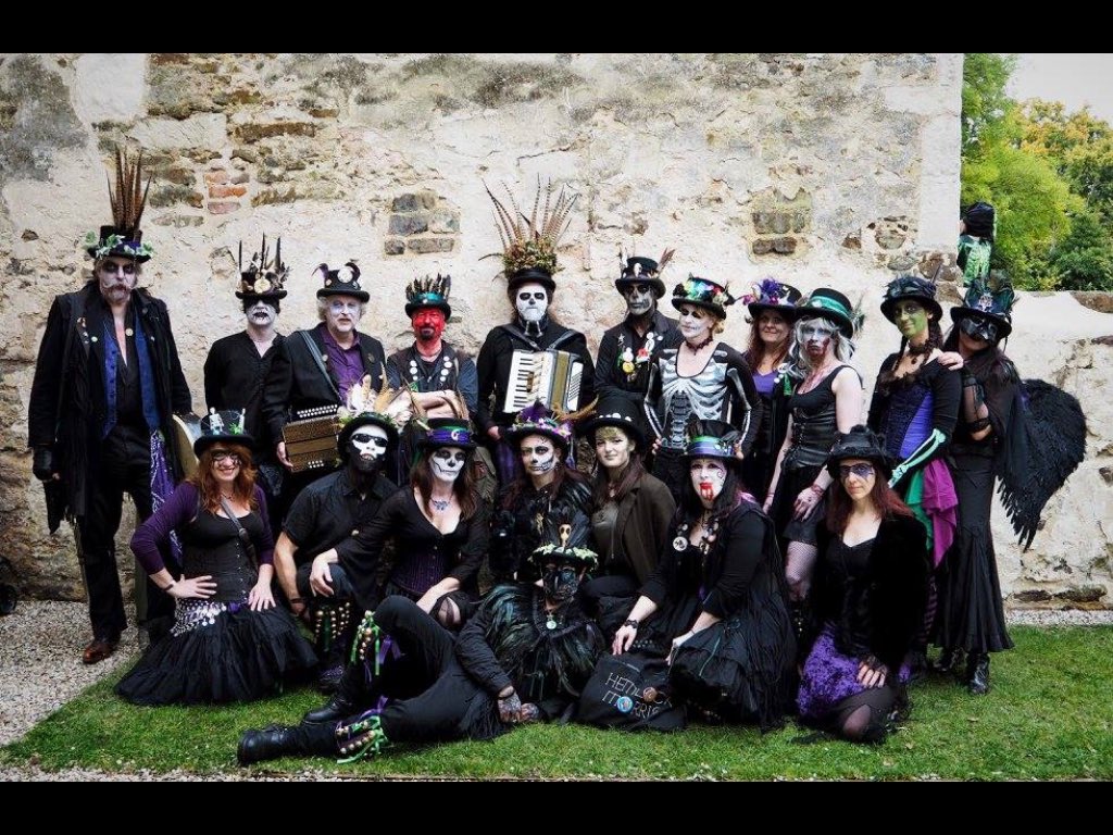 Looking fwd to our Day of the Dancing Dead event in the vault of a ruined church. St Mary's Church, Clophill, Beds 28th Oct.