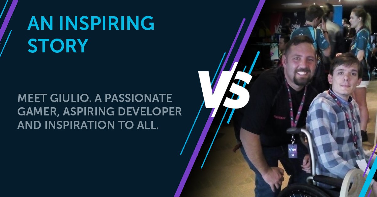 VSGamingWorld's tweet photo. Giulio Solito sheds some light on disabilities in gaming. READ HERE: https://t.co/0L9kP8hLGC https://t.co/A4HDx5pkqw