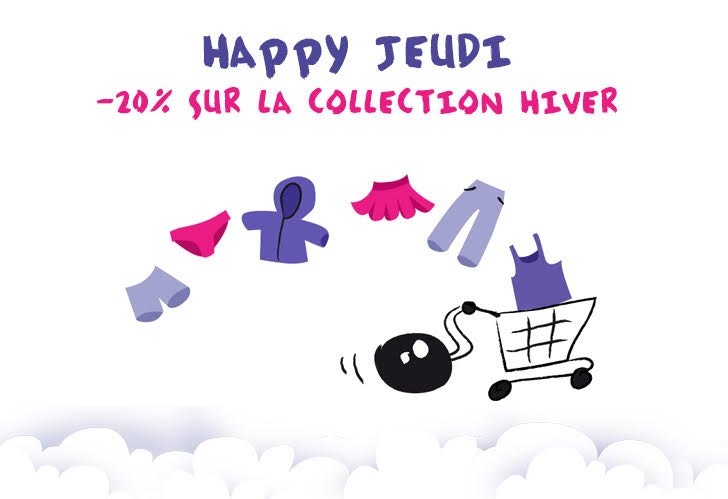 Dernier Happy Jeudi exceptionnel : 20% de réduction sur le site
roseindigo.com#bonplan#vetementspascher