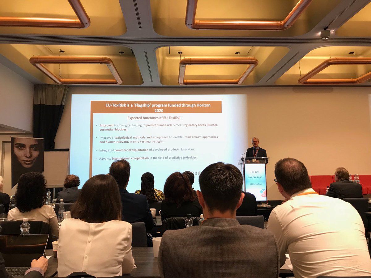 francoisbusquet's tweet photo. @EU_ToxRisk pitched by Dr Van Der Burg @CosmeticsEur #coseuscience2017 https://t.co/DVtmBzOCdJ