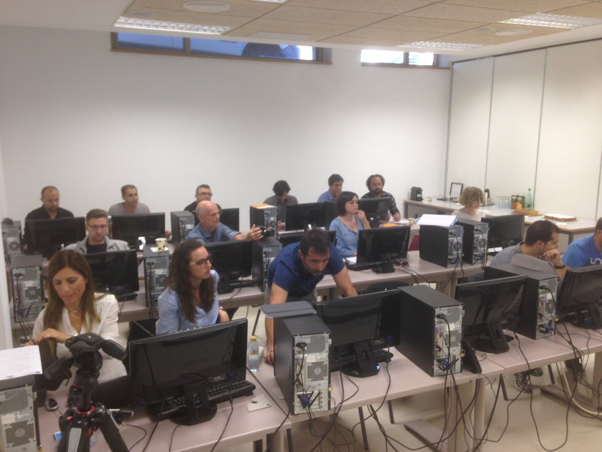 Digi4Social's tweet photo. 3rd Day Training Digi4Social. Teachers learn 2D animation and videogame with #Construc2 #Erasmusplus @sepiegob @santrocalcoi @AIJU_Tecnologi https://t.co/VazVJDMIMN