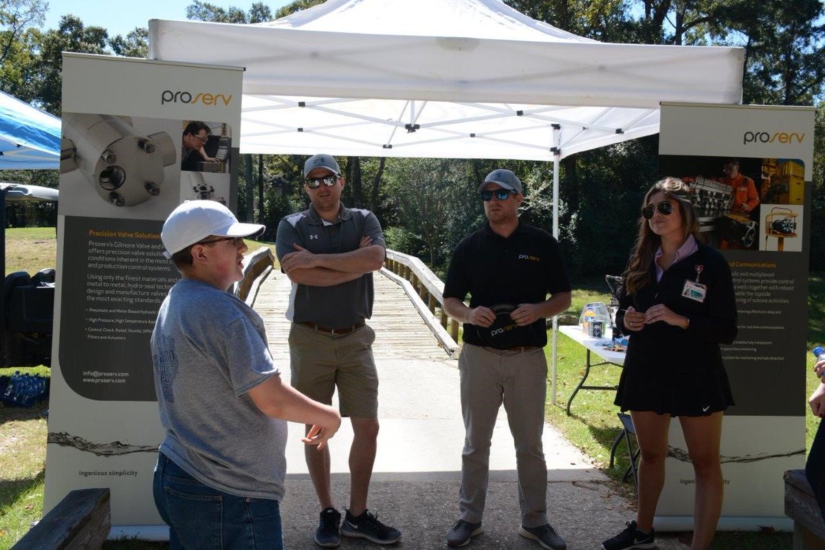 Proserv_'s tweet photo. #TeamProserv had a great time sponsoring a station at the @WildWellInc Golf Blowout in Texas which raised $85K for @shrinershosp. #community https://t.co/vgq12s5UA7