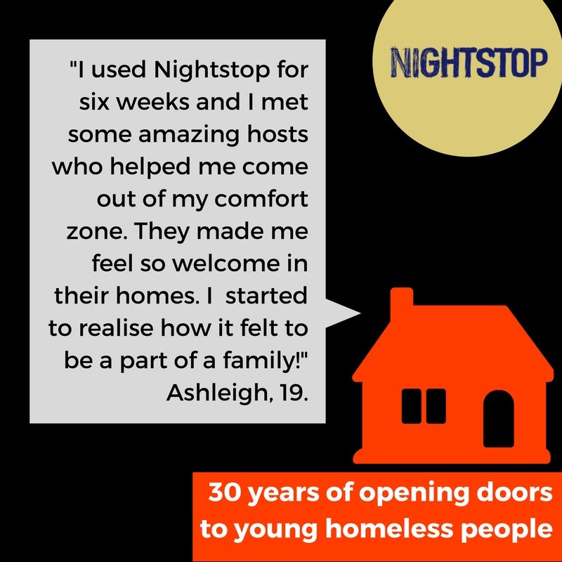Nightstop gives young people experiencing #homelessness a safe &amp; supportive place to stay.  nightstop.org.uk #ThursdayThoughts