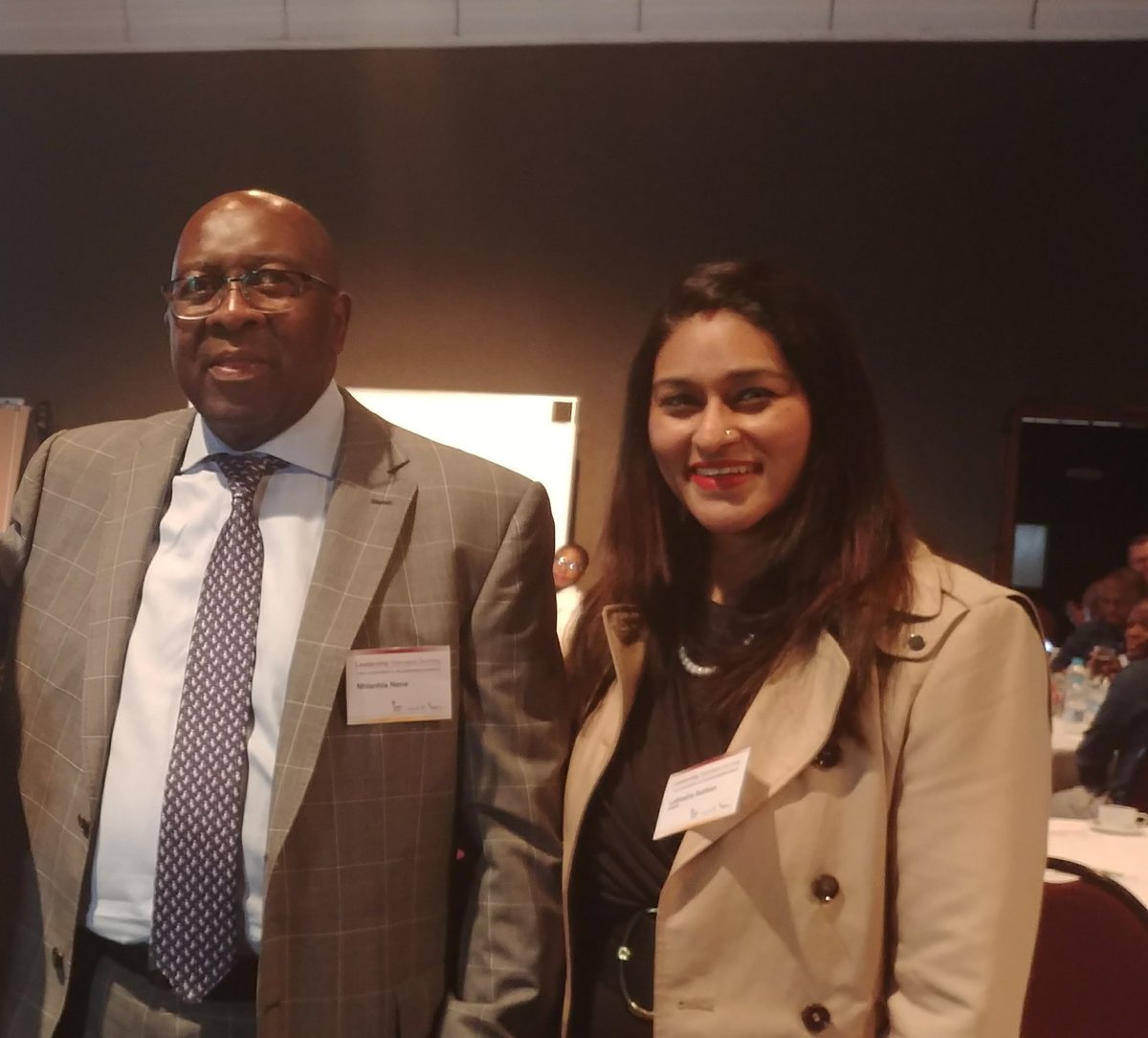 LathashaS's tweet photo. Inspired by the leadership in room, Former Finance Minister, Nhlanhla Nene, talks leadership @ the SABPP Leadership Conference https://t.co/qdJhNNHLYv
