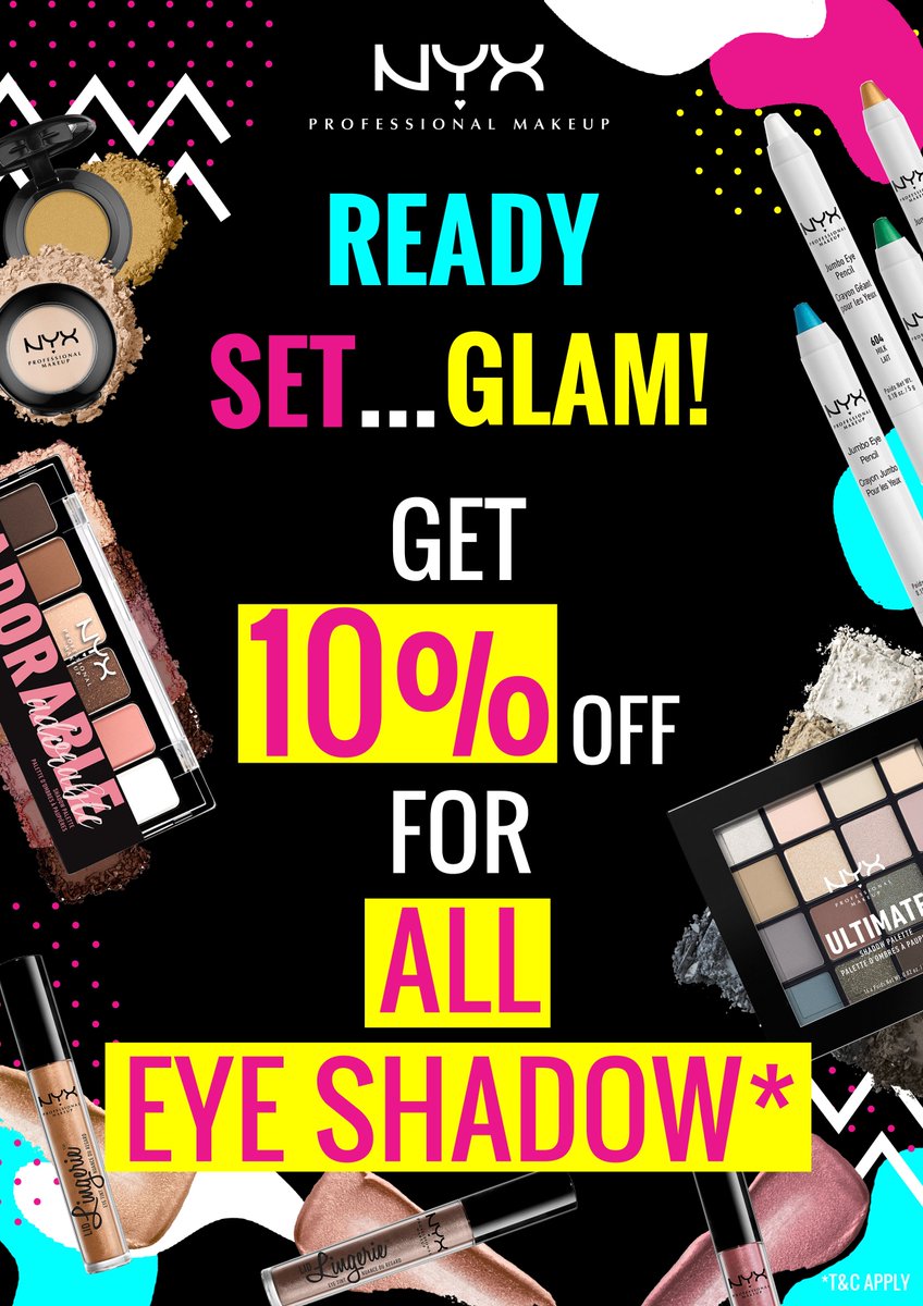 NyxCosmetics_ID's tweet photo. Promo utk seluruh eyeshadow diskon 10% diseluruh NYX Professional Makeup Store! Tgl 27 - 29 October 2017π #BringOutTheBOO
#NYXCosmeticsID https://t.co/f2b0gZmXiR