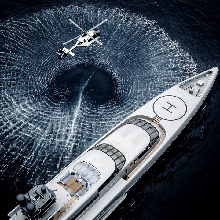 McDiarmidDesign's tweet photo. Got a thing about #helicopters and #helidecks on #superyachts at the moment... https://t.co/1cfXQtrTCH