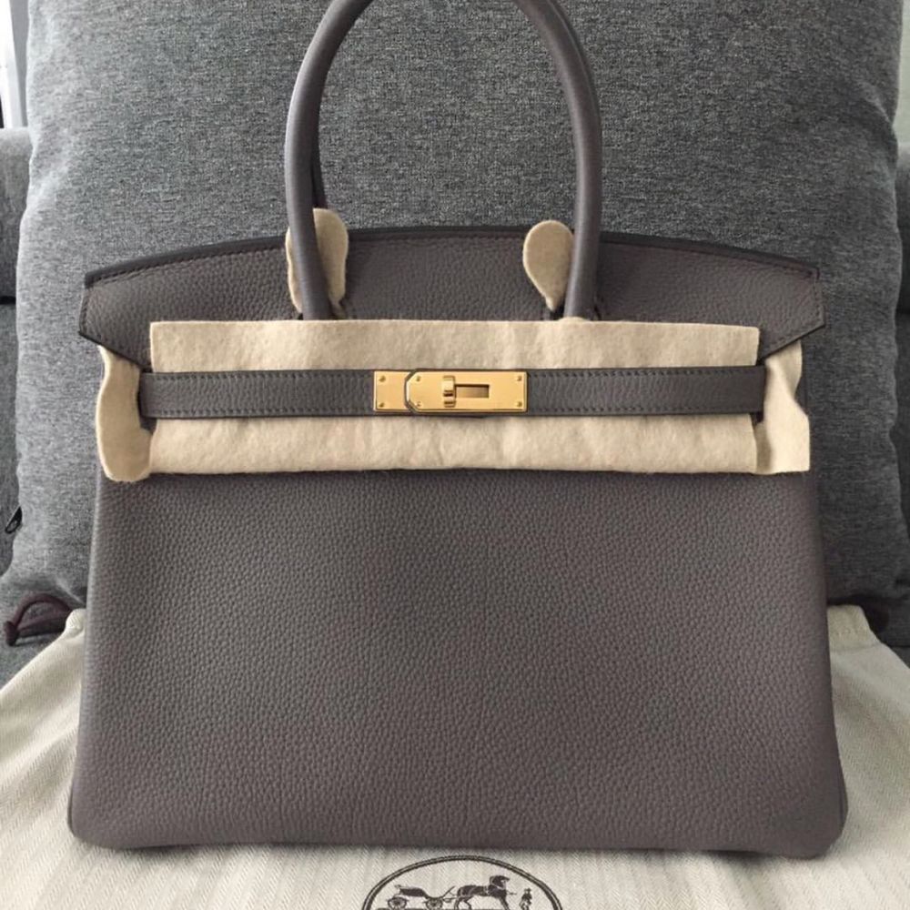 The French Hunter on X: Birkin 30 Etain Togo GHW #hermes #birkin