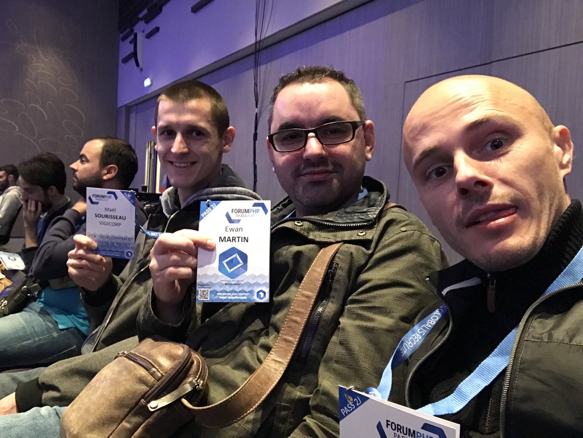 Vigicorp's tweet image. #Forum. On n’arrête plus nos #dev, après une soirée riche en #testunitaire, les voilà partis au #phpforum pour 2 jours ! 🤩 #php #Vigicorp