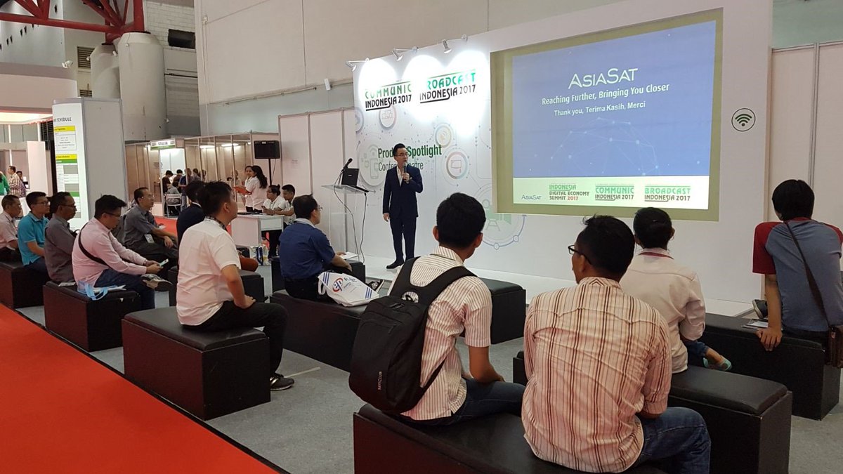 #AsiaSat9 is the hot topic at our <a href="/CommunicIndo/">Communic Indonesia</a> booth! Stop by and see how to better connect Indonesia with new technology and innovation