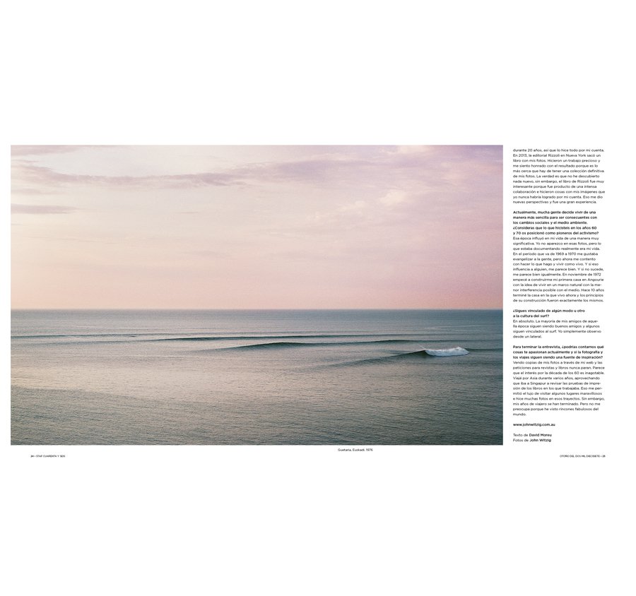 stafmagazine's tweet photo. interiores de las 10pag. de entrevista en #staf46 a la leyenda del #surf #JohnWitzig. foto: #Guetaria (euskadi-1976) x @davidmoreu https://t.co/kSMqGXhzH2
