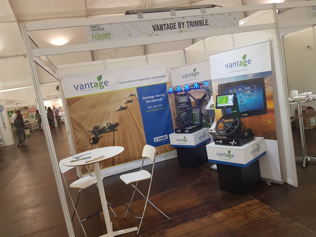 Vantageoeste's tweet photo. Todo listo, comienza #Fimart17! Os esperamos en el espacio Vantage para mostraros nuestras soluciones para la agricultura de precisión https://t.co/EVFOiIoXws