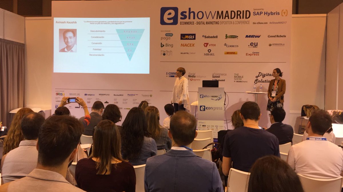 ONSocial_ES's tweet photo. "La diferencia entre ganadores y perdedores es que los primeros utilizan un plan de medición" #DigimindTalks #eShowMAD17 @eshowesp https://t.co/uta5fAXGYj
