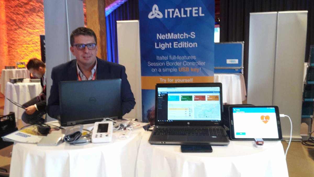 Fede_Descalzo's tweet photo. @Italtel @ItaltelTech showcasing at #DigitalWorkplace #NetMatch #Embrace #DoctorLINK #eHealth #Smartworking #ucc #collaboration #agile https://t.co/c2kNgMYLeO