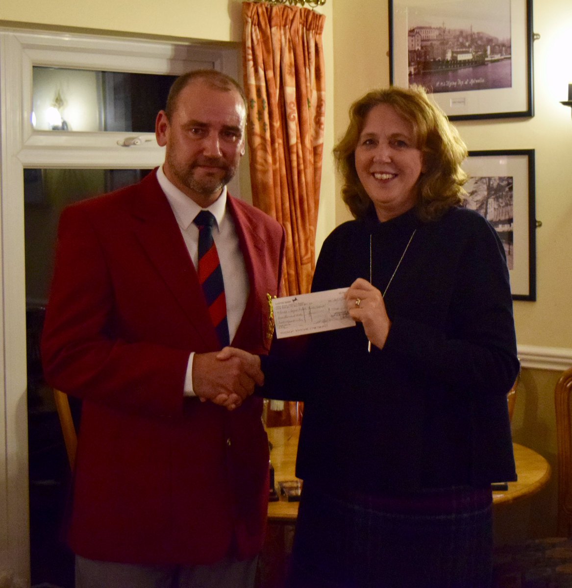 Huge thanks Darren &amp; Stockwood Vale Golf Club from #Bristol &amp; Beyond #Asbestos Support for amazing fund raising in memory of Barry Williams.